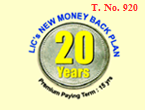 LIC New Money Back Plan 920